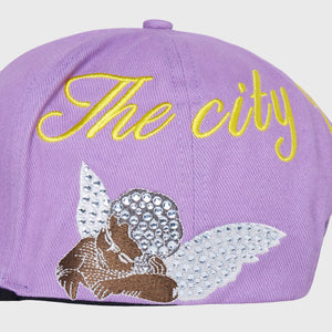 LA Gemstone Hat Purple