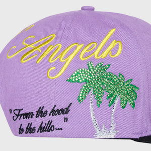 LA Gemstone Hat Purple