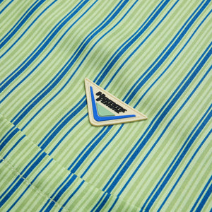 Pinstripe Button Down Green/Blue