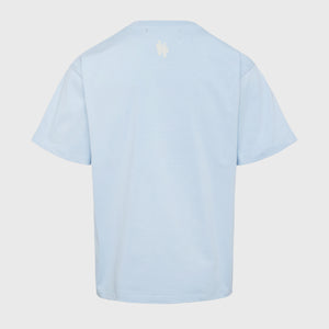 10 Year Crest Tee Sky Blue