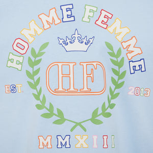 10 Year Crest Tee Sky Blue