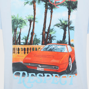 Respect Portrait Tee Blue