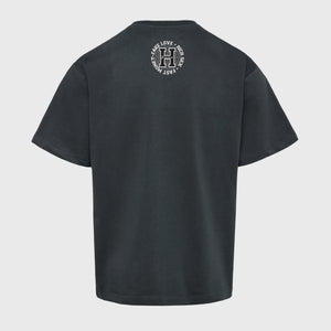 Purebred Tee Charcoal and Black