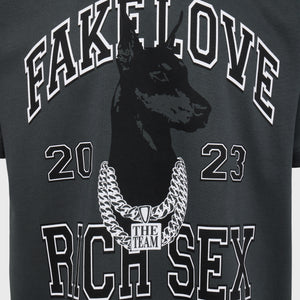 Purebred Tee Charcoal and Black