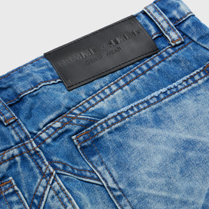 Panel Wash Denim Blue