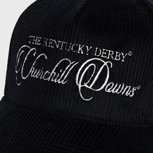 Churchill Downs Corduroy Hat Black