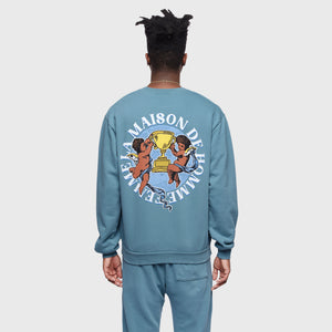 Maison Angels Crewneck Deep Teal