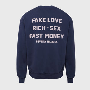 Hotel Homme Femme Crewneck Navy