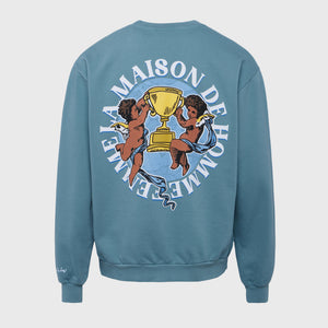 Maison Angels Crewneck Deep Teal