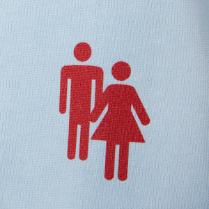 Hotel Homme Femme Tee Light Blue and Red