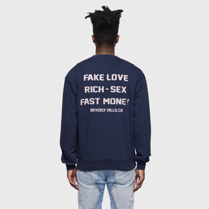 Hotel Homme Femme Crewneck Navy