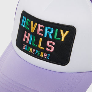 Beverly Hills Trucker Hat Purple