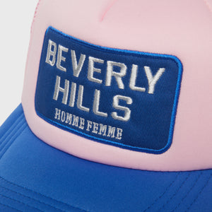 Beverly Hills Trucker Hat Pink