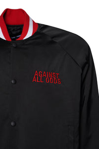 Varsity Jacket Black and Red