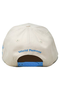 Shark Tooth Snapback Baby Blue