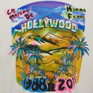 Hollywood Graphic Tee Cream