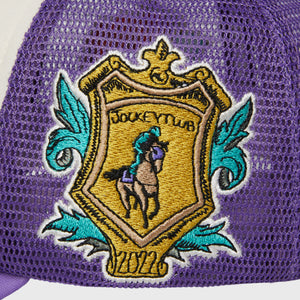 Patchwork Trucker Hat Purple