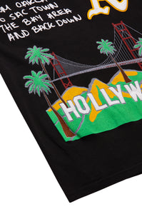 Cali to Nyc Tee Black