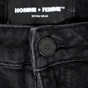 Strapped Cargo Denim Black