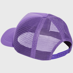 Classic Script Pin Hat Purple